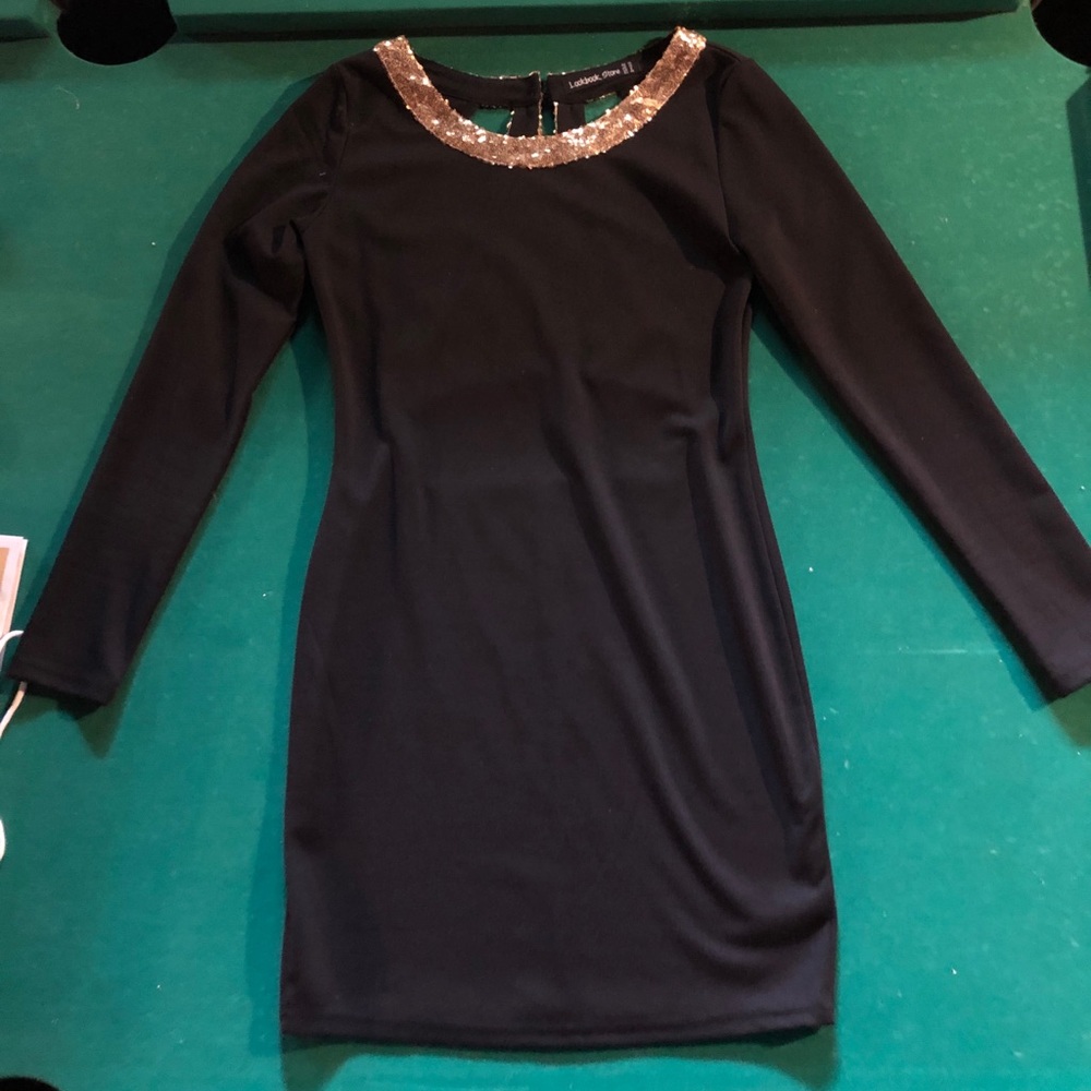 Lookbook dress with sequins